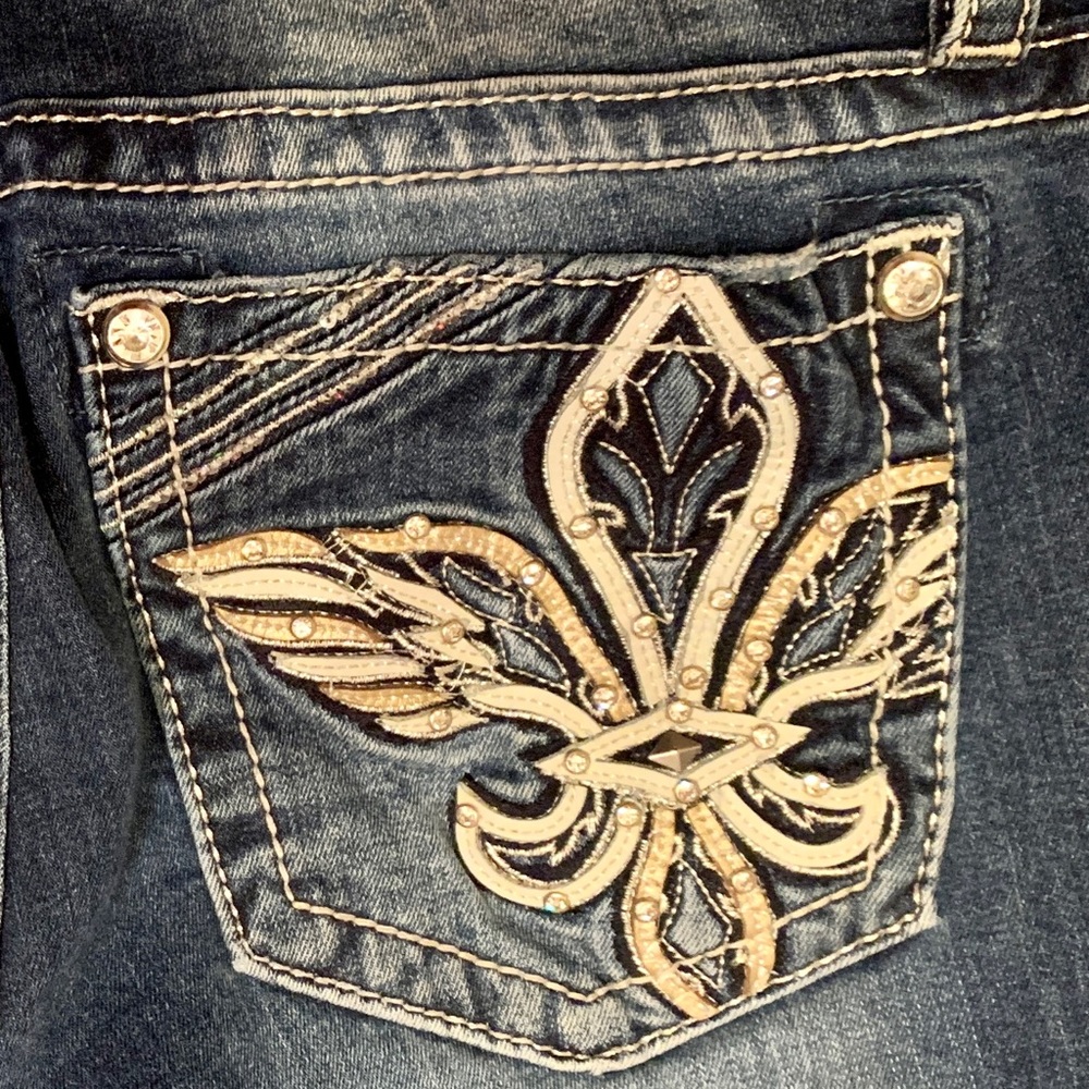 Miss me mid rise easy boot jeans, size 31 x 33.5